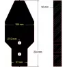 Pala rascadora 236-104/29 – repuesto fabricado por KiJ | OEM 122508 | fabricante KiJ