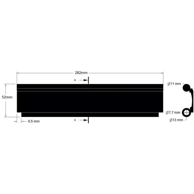 Goma de unión de cestas – larga – elemento de goma fabricado por KiJ | fabricante KiJ