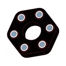 Disco elástico Claas 102 – disco del acoplamiento elástico para máquinas Claas | OEM Claas 062441100 | fabricante KiJ