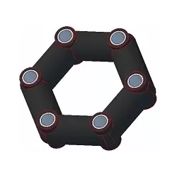Grada rotativa – repuesto fabricado por KiJ | OEM 12380000601 | fabricante KiJ