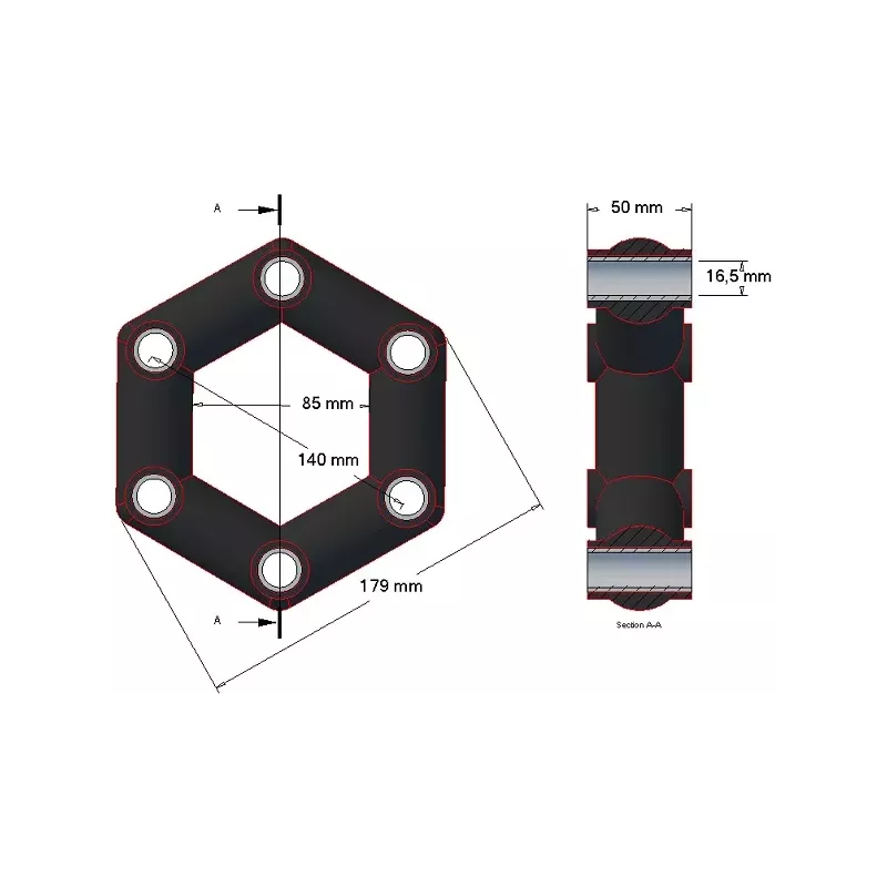 Grada rotativa – repuesto fabricado por KiJ | OEM 12380000601 | fabricante KiJ