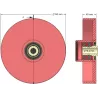 Rodillo n.º 114 – rodillo de reenvío de fundición Ø192 mm para máquinas Grimme | OEM Grimme 200.48657 | fabricante KiJ