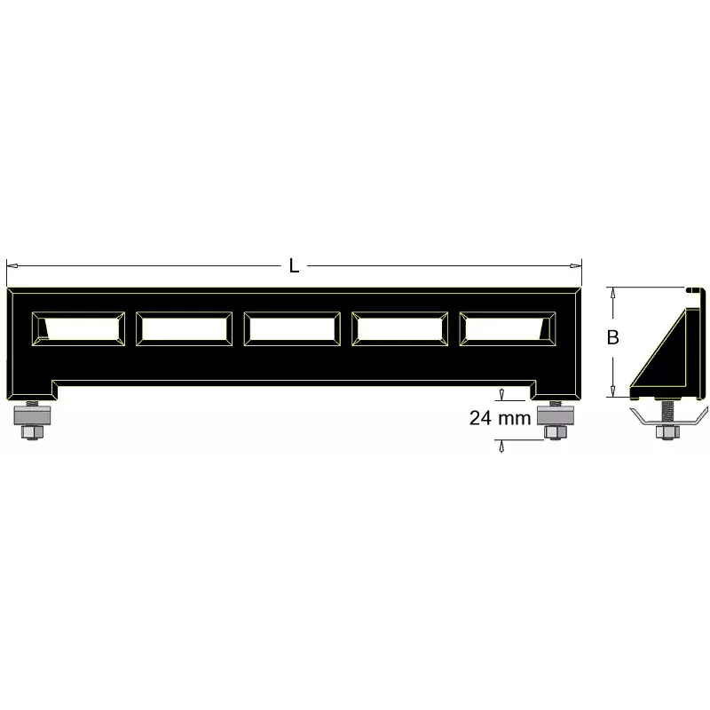 Paleta de 2 fijaciones 450 – paleta fabricada por KiJ | fabricante KiJ