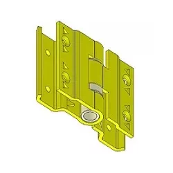 Grapa de unión con salientes – grapa para cinta, variantes 35/32 mm y 42/32 mm, para Grimme | OEM Grimme 015.22172, 015.22173, 015.42490 | fabricante KiJ