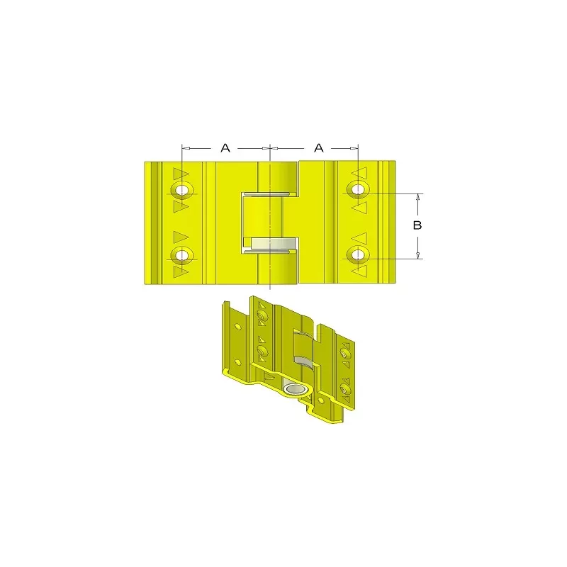 Grapa de unión con salientes – grapa para cinta, variantes 35/32 mm y 42/32 mm, para Grimme | OEM Grimme 015.22172, 015.22173, 015.42490 | fabricante KiJ