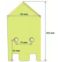 Reja derecha 6-149-256P – reja para cosechadoras de patatas Grimme | OEM Grimme 089.00031 | fabricante KiJ
