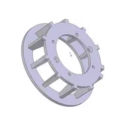 Rodillo n.º 127 – rodillo motriz de fundición Ø250 mm, paso 40 mm, para máquinas Grimme | OEM Grimme 006.00059, 006.00347, 006.00722 | fabricante KiJ