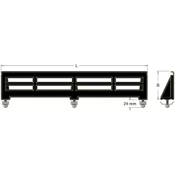 Paleta de 3 fijaciones – paleta para máquinas Grimme | OEM Grimme 088.00332 | fabricante KiJ