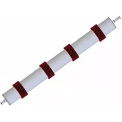 Rodillo n.º 291 – rodillo de apoyo de acero y goma Ø190 mm para máquinas Grimme | OEM Grimme 076.02181, 076.01529 | fabricante KiJ