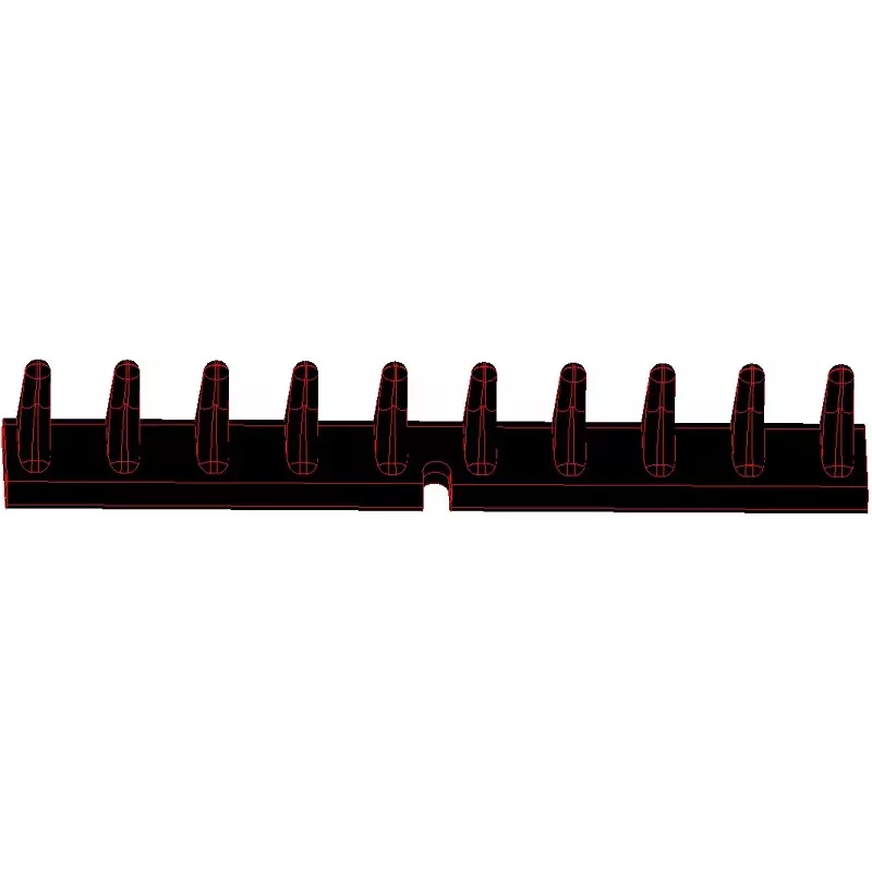 Paleta de goma de 10 dientes – paleta para máquinas Grimme | OEM Grimme 088.00931 | fabricante KiJ