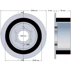 Rodillo n.º 190 – rodillo motriz de acero y goma Ø200 mm para máquinas Holmer | OEM Holmer 1130010341 | fabricante KiJ