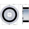Rodillo n.º 190 – rodillo motriz de acero y goma Ø200 mm para máquinas Holmer | OEM Holmer 1130010341 | fabricante KiJ
