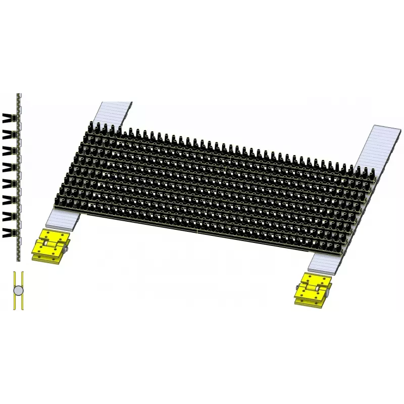 Cinta de erizo de varillas SE 75-30 – cinta para la cosechadora de patatas Grimme SE 75-30 | OEM Grimme 300.56690, 300.33622 | fabricante KiJ