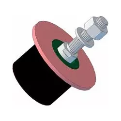 Rodillo n.º 11c – rodillo de acero y goma Ø78 mm | fabricante KiJ