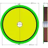 Rodillo n.º 191 – rodillo guía de acero y goma Ø500 mm para máquinas Holmer | OEM Holmer 1130015443 | fabricante KiJ