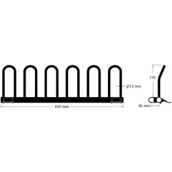 Paleta metálica L-640 – paleta fabricada por KiJ | fabricante KiJ