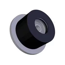 Rodillo n.º 71 – rodillo de acero y goma Ø95 mm | fabricante KiJ