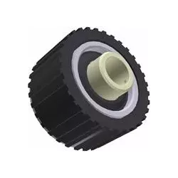 Rodillo n.º 135 – rodillo de acero y goma Ø120 mm | fabricante KiJ