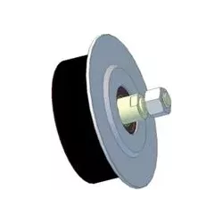 Rodillo n.º 143 – rodillo de acero y goma Ø120 mm | fabricante KiJ