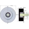 Rodillo n.º 143 – rodillo de acero y goma Ø120 mm | fabricante KiJ
