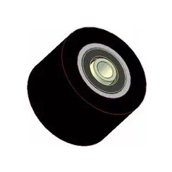 Rodillo n.º 197 – rodillo portante de acero y goma Ø90 mm | fabricante KiJ