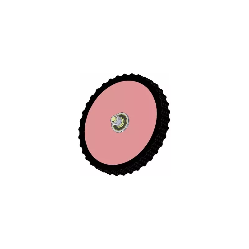 Rodillo n.º 234 – rodillo de presión de acero y goma Ø340 mm para máquinas Wuhlmaus | OEM Wuhlmaus 000.03.142.00 | fabricante KiJ