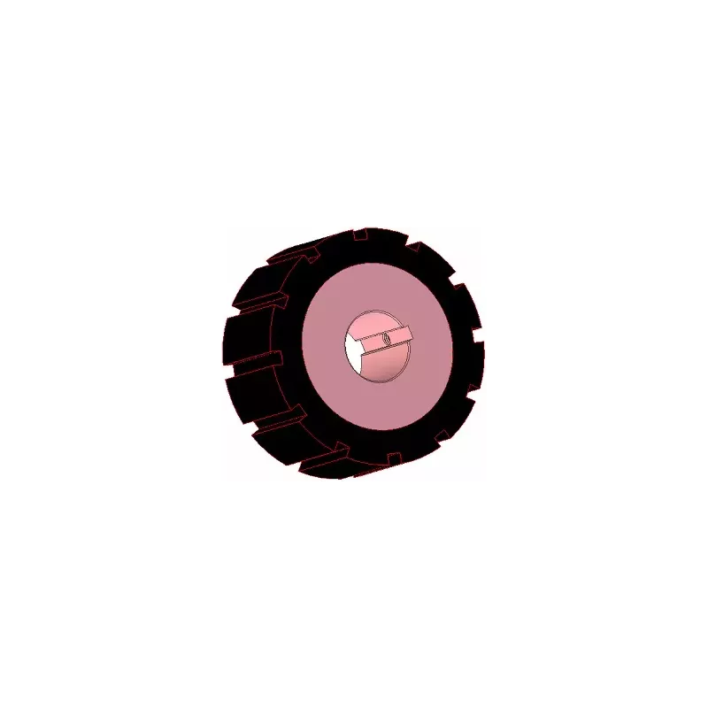 Rodillo n.º 271 – rodillo motriz de acero y goma Ø170 mm para máquinas AVR | OEM AVR 742.20.85 | fabricante KiJ