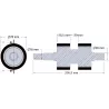 Rodillo n.º 278 – rodillo motriz de acero y goma para máquinas Ploeger | OEM Ploeger 161.545.01 | fabricante KiJ