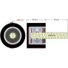 Rodillo n.º 284 – rodillo de apoyo de acero y goma Ø80 mm para máquinas Dewulf | OEM Dewulf 2660005C | fabricante KiJ