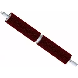 Rodillo n.º 299 – eje motriz de acero y goma Ø122 mm | OEM 184.221.00 | fabricante KiJ
