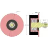 Rodillo n.º 324 – rodillo de apoyo de acero y goma Ø110 mm para máquinas Sandei | OEM Sandei D0022 | fabricante KiJ