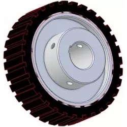 Rodillo n.º 333 – rodillo Ø220 mm para máquinas Wuhlmaus | fabricante KiJ