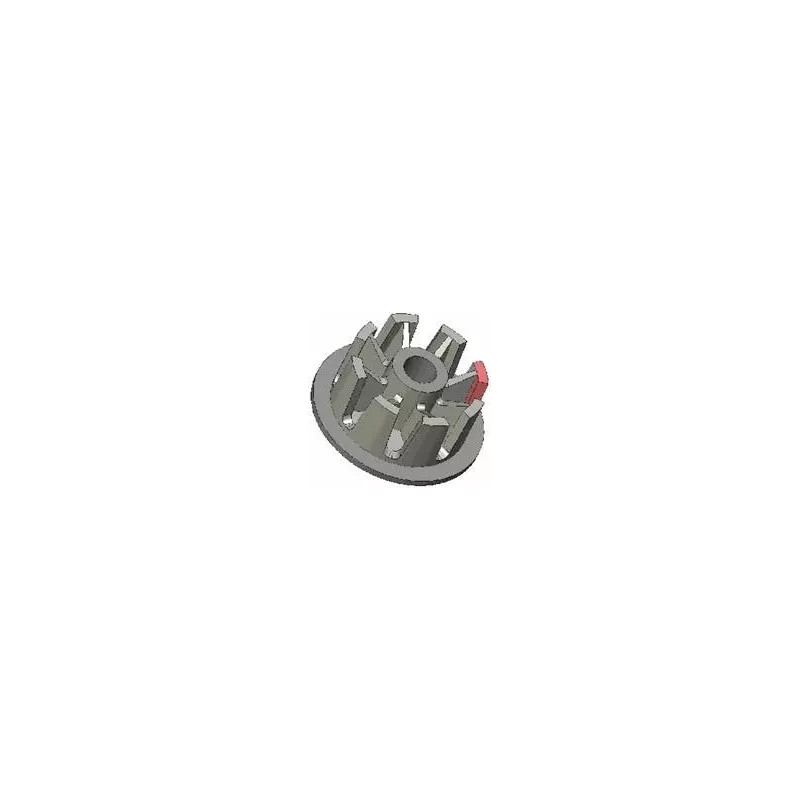 Rodillo n.º 27 – rodillo guía de fundición Ø103 mm para la cosechadora de patatas Anna Z644 | OEM Anna 5644-60-005, 090.60.013.02 | fabricante KiJ