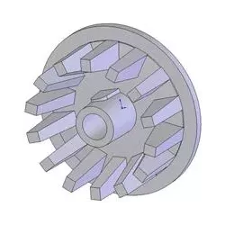 Rodillo n.º 28 – rodillo motriz de fundición Ø160 mm | fabricante KiJ