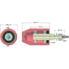 Rodillo n.º 31 – rodillo guía Ø64 mm para máquinas Grimme | OEM Grimme 20006349 | fabricante KiJ