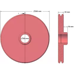 Rodillo n.º 40 – rodillo Ø200 mm | fabricante KiJ