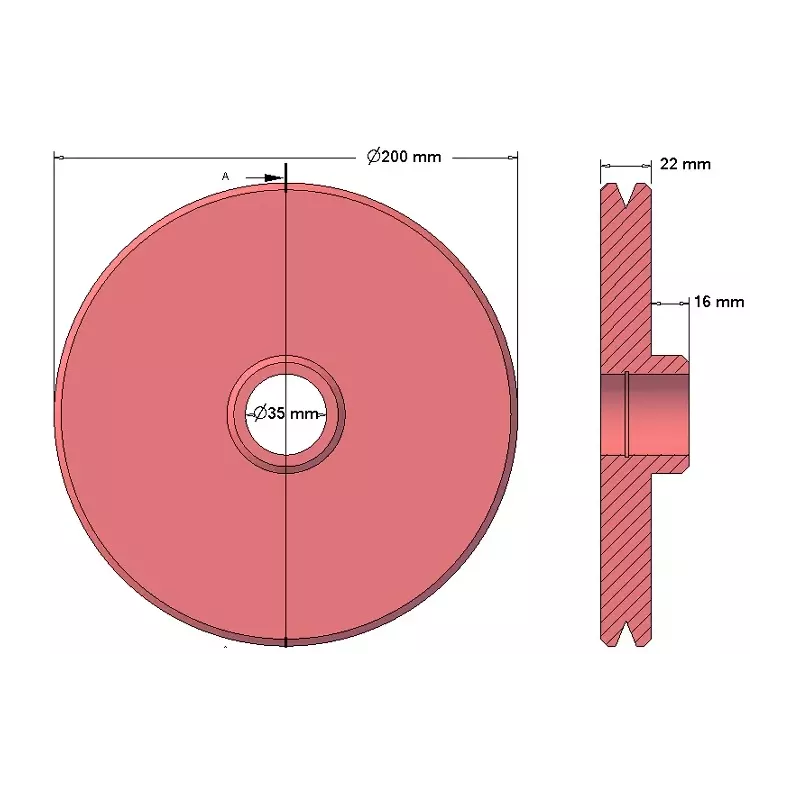 Rodillo n.º 40 – rodillo Ø200 mm | fabricante KiJ