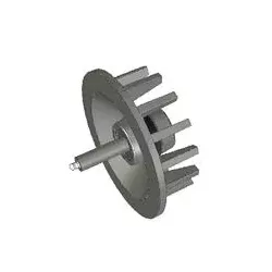 Rodillo n.º 56 – rodillo de reenvío de fundición Ø120 mm, paso 40 mm, para máquinas Stoll | OEM Stoll 1507970, 1507980 | fabricante KiJ