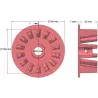 Rodillo n.º 76 – rodillo motriz de fundición Ø158 mm | fabricante KiJ