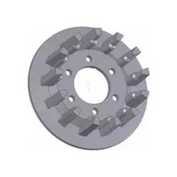 Rodillo n.º 78 – rodillo motriz de fundición Ø170 mm, paso 44 mm, para la cosechadora de patatas Bolko Z-643 | fabricante KiJ