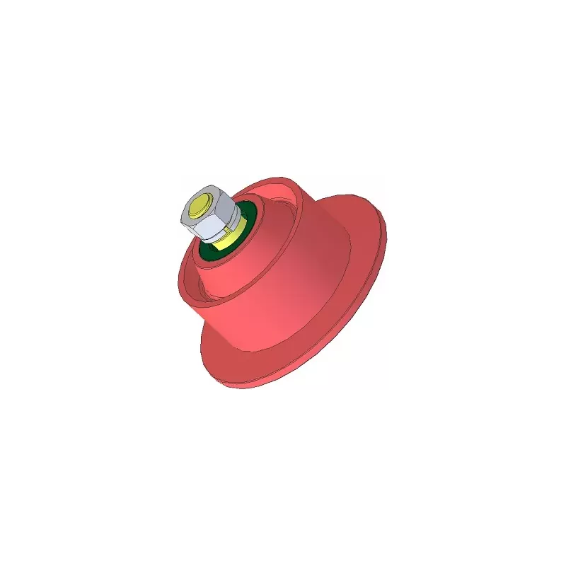 Rodillo n.º 82 – rodillo de reenvío Ø100 mm para la cosechadora de patatas Anna Z644 | OEM Anna 5644-21-025, 5644-60-022 | fabricante KiJ