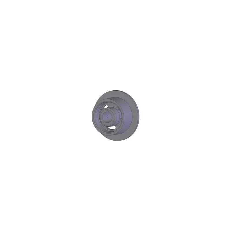 Rodillo n.º 88 – rodillo de reenvío Ø118 mm para la cosechadora de patatas Anna Z644 | OEM Anna 5644-51-009 | fabricante KiJ