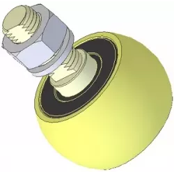 Rodillo n.º 89 – rodillo agitador de fundición Ø72 mm para la cosechadora de patatas Anna Z644 | OEM Anna 5644-51-096 | fabricante KiJ