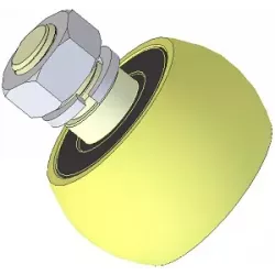 Rodillo n.º 90 – rodillo de fundición Ø72 mm para máquinas Wuhlmaus | OEM Wuhlmaus 5644-33-002, 000.03.005.00 | fabricante KiJ