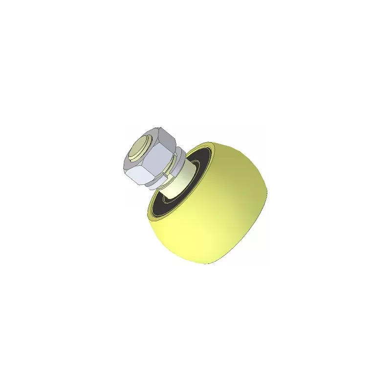 Rodillo n.º 90 – rodillo de fundición Ø72 mm para máquinas Wuhlmaus | OEM Wuhlmaus 5644-33-002, 000.03.005.00 | fabricante KiJ