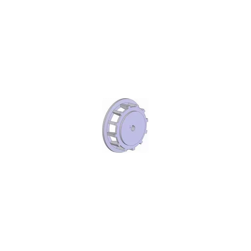 Rodillo n.º 103 – rodillo motriz de fundición Ø258 mm, paso 35 mm | fabricante KiJ