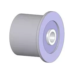 Rodillo n.º 124 – rodillo de reenvío de acero Ø78 mm | fabricante KiJ