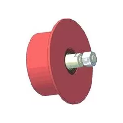 Rodillo n.º 144 – rodillo de reenvío de fundición Ø110 mm | OEM 6.33.00-2 | fabricante KiJ