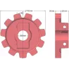Rodillo n.º 149 – rodillo motriz de fundición Ø152 mm, paso 40 mm | OEM 10.21.05-2 | fabricante KiJ