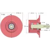 Rodillo n.º 160 – rodillo de reenvío de fundición Ø91 mm | fabricante KiJ